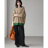 大人のカラーバランス。配色オーバーサイズニット セーター ニット | HAPPY急便 by VERITA.JP | 詳細画像8 