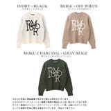 女性らしいロゴの提案。膨れジャガードロゴ入りニット ニット セーター | HAPPY急便 by VERITA.JP | 詳細画像3