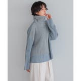 今っぽさをネックで表現。配色ハーフジップニット ニット セーター | HAPPY急便 by VERITA.JP | 詳細画像17 