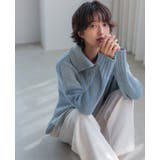 今っぽさをネックで表現。配色ハーフジップニット ニット セーター | HAPPY急便 by VERITA.JP | 詳細画像18 