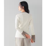 パッと映える、大人の色遊び。配色リブニット ニット セーター | HAPPY急便 by VERITA.JP | 詳細画像6