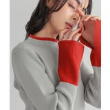 パッと映える、大人の色遊び。配色リブニット ニット セーター | HAPPY急便 by VERITA.JP | 詳細画像9