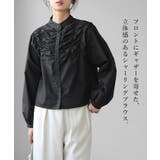 大人の上品ブラウス。シャーリングブラウス ブラウス シャツ | HAPPY急便 by VERITA.JP | 詳細画像2