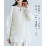 ふわっと揺れる、軽やかプリーツ。消しプリーツブラウス ブラウス シャツ | HAPPY急便 by VERITA.JP | 詳細画像2