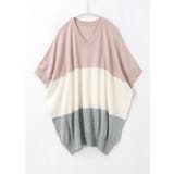 ダスティピンク | ストレスフリーな優しい着心地。ドルマンニットソートップス ニット vネック | HAPPY急便 by VERITA.JP