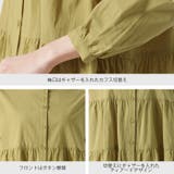 綿100%の大人可愛いデザイン。ティアードブラウス ブラウス 春ブラウス | HAPPY急便 by VERITA.JP | 詳細画像4