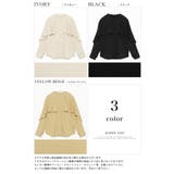動くたびに揺れるシルエットが美しい。レイヤード風ブラウス ブラウス シャツ | HAPPY急便 by VERITA.JP | 詳細画像9