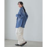 着るたびに、こなれ感。オーバーデニムシャツ 長袖シャツ 綿100％ | HAPPY急便 by VERITA.JP | 詳細画像15 