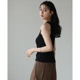 さらっと優しい肌触り。ランダムリブ アメリカンスリーブタンクトップ ノースリーブ | HAPPY急便 by VERITA.JP | 詳細画像6