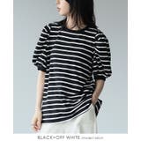 大人女子のカジュアルスタイル。ボーダーパフスリーブトップス カットソー tシャツ | HAPPY急便 by VERITA.JP | 詳細画像4