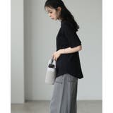 揃えておきたい万能アイテム。2×2リブ プチハイネック半袖Tシャツ tシャツ | HAPPY急便 by VERITA.JP | 詳細画像14
