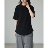 揃えておきたい万能アイテム。2×2リブ プチハイネック半袖Tシャツ tシャツ | HAPPY急便 by VERITA.JP | 詳細画像15