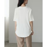揃えておきたい万能アイテム。2×2リブ プチハイネック半袖Tシャツ tシャツ | HAPPY急便 by VERITA.JP | 詳細画像6