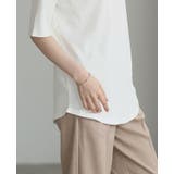 揃えておきたい万能アイテム。2×2リブ プチハイネック半袖Tシャツ tシャツ | HAPPY急便 by VERITA.JP | 詳細画像8