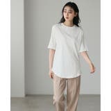 揃えておきたい万能アイテム。2×2リブ プチハイネック半袖Tシャツ tシャツ | HAPPY急便 by VERITA.JP | 詳細画像9