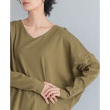 体型カバーもこなれ感もこの1枚で。ドルマンスリーブVネックTシャツ tシャツ カ… | HAPPY急便 by VERITA.JP | 詳細画像18 