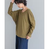 体型カバーもこなれ感もこの1枚で。ドルマンスリーブVネックTシャツ tシャツ カ… | HAPPY急便 by VERITA.JP | 詳細画像20 
