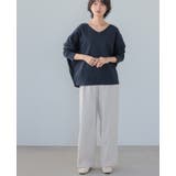 体型カバーもこなれ感もこの1枚で。ドルマンスリーブVネックTシャツ tシャツ カ… | HAPPY急便 by VERITA.JP | 詳細画像24 
