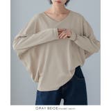 体型カバーもこなれ感もこの1枚で。ドルマンスリーブVネックTシャツ tシャツ カ… | HAPPY急便 by VERITA.JP | 詳細画像8 