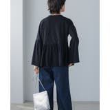 着心地ときちんとを叶える1枚。ペプラムギャザーブラウス風カットソー カットソー … | HAPPY急便 by VERITA.JP | 詳細画像5 