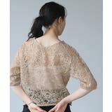レースで華やぐ、女性らしいトップス。コードレース5分袖トップス ブラウス レース | HAPPY急便 by VERITA.JP | 詳細画像12