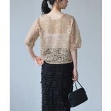 レースで華やぐ、女性らしいトップス。コードレース5分袖トップス ブラウス レース | HAPPY急便 by VERITA.JP | 詳細画像14