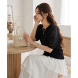 可愛さと上品さの絶妙バランス。レースパフ袖Tシャツ tシャツ カットソー | HAPPY急便 by VERITA.JP | 詳細画像8