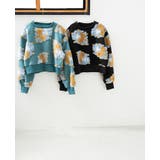 映える、華やかトップス。花柄ジャガードボアショートプル プルオーバー トップス | HAPPY急便 by VERITA.JP | 詳細画像7