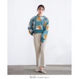 映える、華やかトップス。花柄ジャガードボアショートプル プルオーバー トップス | HAPPY急便 by VERITA.JP | 詳細画像9