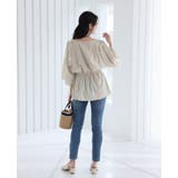 ラクしてスタイルアップ。リネンタッチペプラムドルマンブラウス ブラウス シャツ | HAPPY急便 by VERITA.JP | 詳細画像16