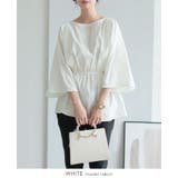 ラクしてスタイルアップ。リネンタッチペプラムドルマンブラウス ブラウス シャツ | HAPPY急便 by VERITA.JP | 詳細画像9