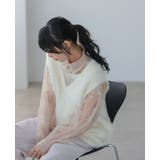 花と透け感、心地よく重ねて。チュール花柄刺繍オーバーサイズシャツ ブラウス 刺繍 | HAPPY急便 by VERITA.JP | 詳細画像14 