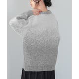 控えめラメで上品な大人style。グラデーションラメ クルーネックニット ニット | HAPPY急便 by VERITA.JP | 詳細画像8 