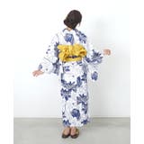涼を感じる綿麻仕立て上がり浴衣2点セット 浴衣 浴衣セット | HAPPY急便 by VERITA.JP | 詳細画像14 