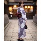 簡単！1人で着れる綿 変わり織生地 セパレート浴衣2点セット（二部式浴衣+帯） | HAPPY急便 by VERITA.JP | 詳細画像13 