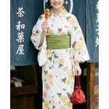 簡単！1人で着れる綿 変わり織生地 セパレート浴衣2点セット（二部式浴衣+帯） | HAPPY急便 by VERITA.JP | 詳細画像5 