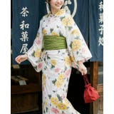 簡単！1人で着れる綿 変わり織生地 セパレート浴衣2点セット（二部式浴衣+帯） | HAPPY急便 by VERITA.JP | 詳細画像6 