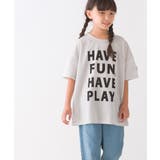 909-ライトグレーA | キッズ プリントメッシュ半袖Tシャツ ヴィッセル神戸コラボTシャツ | OMNES
