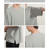 【OMNES】メンズ 梨地ビッグボックス半袖Tシャツ | haptic | 詳細画像8