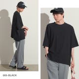 【OMNES】メンズ 梨地ビッグボックス半袖Tシャツ | haptic | 詳細画像5