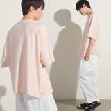 【OMNES】メンズ 梨地ビッグボックス半袖Tシャツ | haptic | 詳細画像6