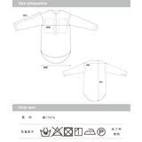 メンズ 塩縮加工タイプライター ビッグポケットノーカラー長袖シャツ | haptic | 詳細画像13