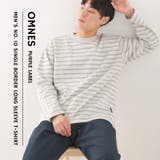 【OMNES】メンズ 10番単ボーダー長袖Tシャツ | OMNES HOMME | 詳細画像1 