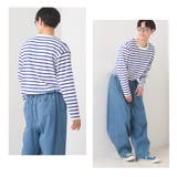 【OMNES】メンズ 10番単ボーダー長袖Tシャツ | OMNES HOMME | 詳細画像10 
