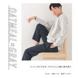 【OMNES】メンズ 10番単ボーダー長袖Tシャツ | OMNES HOMME | 詳細画像3 
