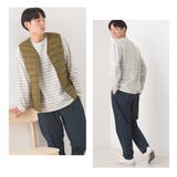 【OMNES】メンズ 10番単ボーダー長袖Tシャツ | OMNES HOMME | 詳細画像4 