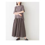 【OMNES】リーフ刺繍ワイドパンツ | haptic | 詳細画像11