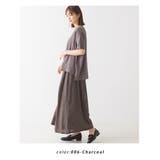 【OMNES】リーフ刺繍ワイドパンツ | haptic | 詳細画像5