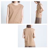 【OMNES】製品洗いコットン ノースリーブTシャツ | haptic | 詳細画像11