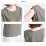 【OMNES】製品洗いコットン ノースリーブTシャツ | haptic | 詳細画像16